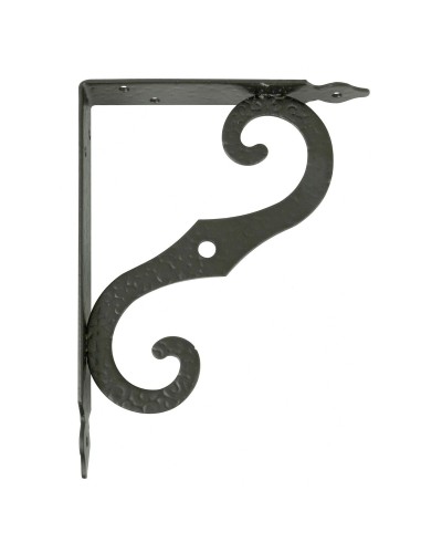 AMIG Wandregal 2-8 202 aus schwarzem Stahl, 20x15 cm, für Regalböden
