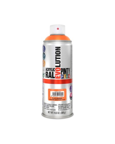 Spraymaali Pintyplus Evolution F143 400 ml Fluoresoiva Oranssi