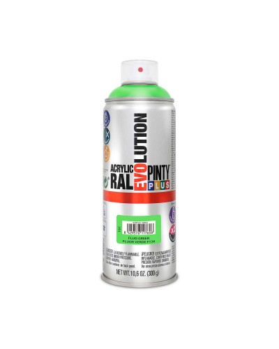 Spraymaali Pintyplus Evolution F136 400 ml Fluoresoiva Vihreä