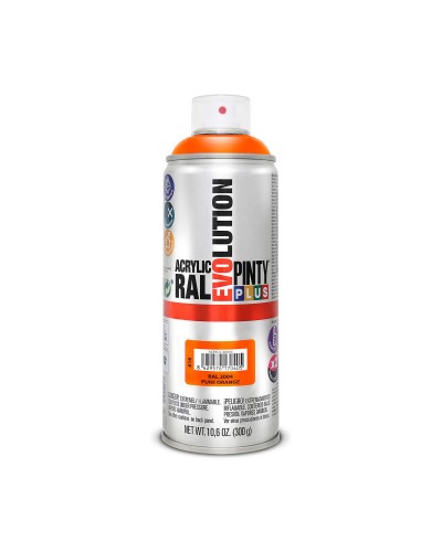 Pintyplus Evolution Spray Paint RAL 2004 Pure Orange 400 ml
