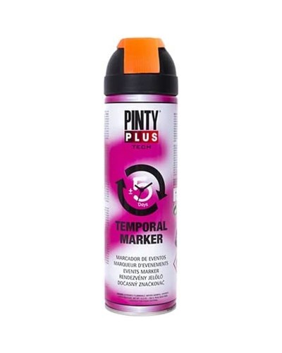 Vernice Spray Temporanea Pintyplus Tech Arancio - 500 ml