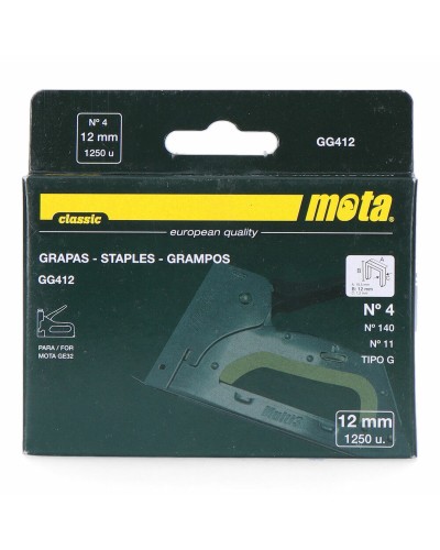 Alfileres de Costura Mota gg412, 12 mm, N. 4, Paquete de 1000 Unidades
