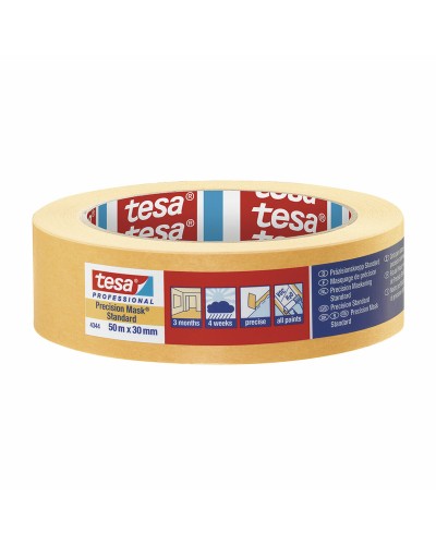 Tesa Precision Mask Protective Adhesive Tape for Delicate Surfaces, 30 mm x 50 m
