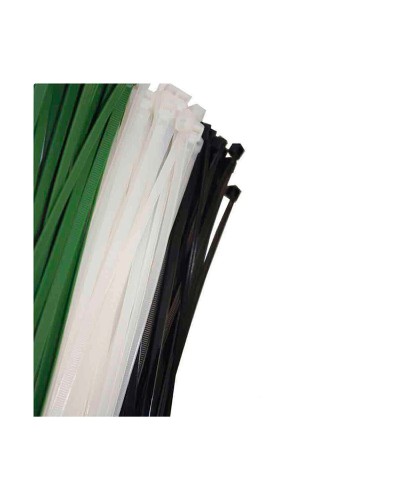 Bridas de Nylon EDM 300mm x 4,8mm, Paquete de 100, Blancas
