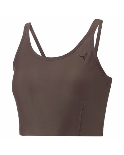 Women’s Sports Top Puma Studio Ultrabare Strappy Brown