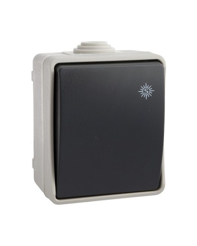 EDM Switch 6.5x8x5.5 cm Black - 65x80x55 mm
