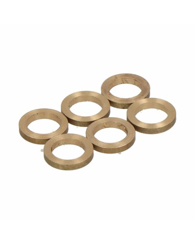 Ovale Unterlegscheiben EDM OV02 aus Messing für Scharniere | Ø 10 mm | 10 x 7 x 1,5 mm
