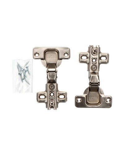 Cerniera nascosta EDM BC02, in metallo, 35 mm, per porte interne