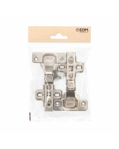 Bisagra de clip BC03 para muebles, 35 mm, latón.
