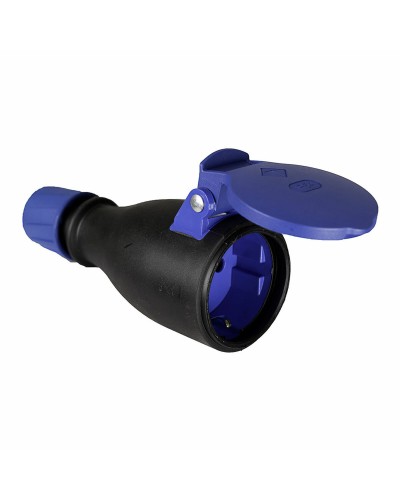 Base Spina Elettrica Solera 707t 16A IP54 | Nero | 4,8 mm