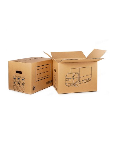 Scatola per Trasloco Fun&Go da 60 x 40 x 40 cm, Resistente