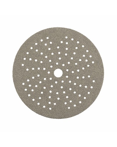 Wolfcraft Disco Abrasivo Multiorificio para Lijadora Excéntrica, Ø 125 mm, Grano 120, Paquete de 5
