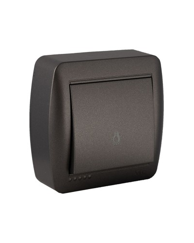 Interrupteur Lumière Interrupteur Mural Solera Graphite 7,4 x 7,2 x 2,8 cm 250 V 10 A
