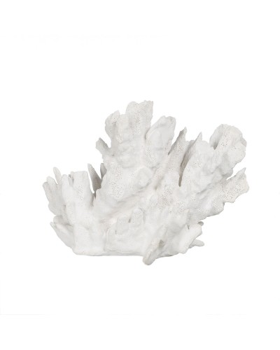 Figurine Décorative Blanc Corail 29 x 20 x 21 cm