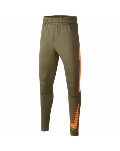 Nike Dri-FIT Therma Pantalón de Chándal Niño Oliva - Cálido & Transpirable
