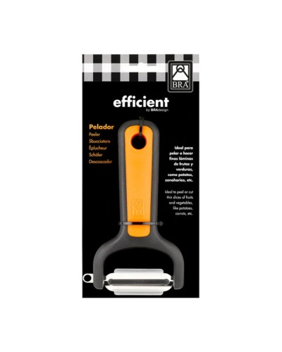 BRA Pelador de Naranja Acero Inoxidable, Perfecto para Frutas y Verduras
