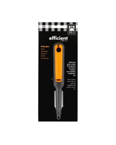 Sbucciatore Professionale BRA Premium 19,5 cm, Taglio Ondulato per Tagli Precisi e Acciaio Inossidabile