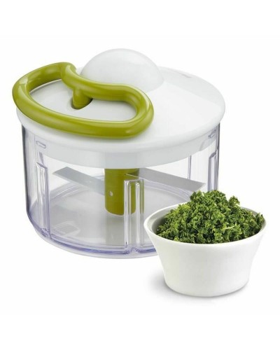 Tefal K12301 Mini Picadora Manual 500ml - Blanco/Acero Inoxidable - Fácil y Rápido
