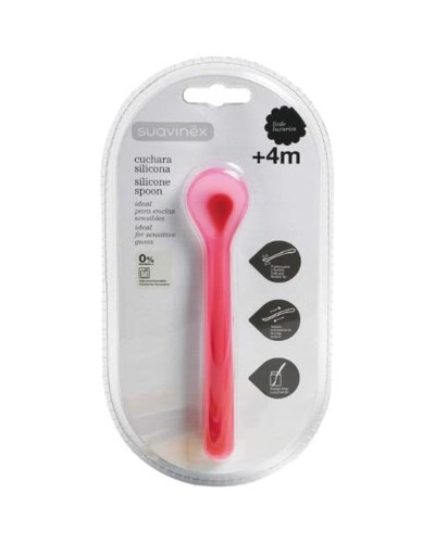 Cuillère Doseuse Suavinex en Silicone pour Bébés dès 4 Mois+
