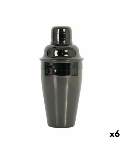 Shaker à Cocktail Urbancasa Noir 300 ml - 7,5 x 17,5 cm - Lot de 6
