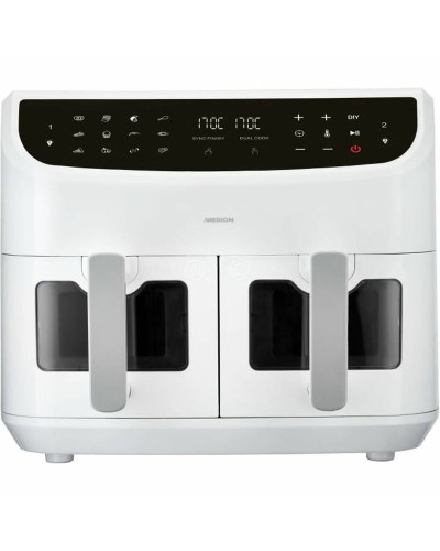 Medion LIFE P20 Air Fryer 8.7L - 2600W White & Black

