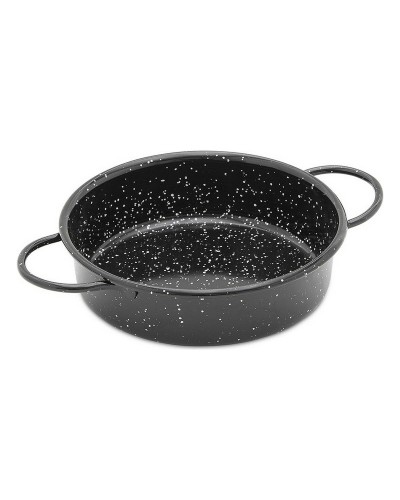 Vaello Topf aus emailliertem Metall, Durchmesser 16 cm, mit Griffen, ideal für Küche und Kochfeld
