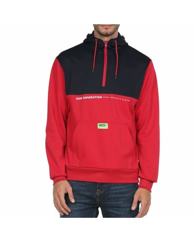 John Smith Sudadera con Capucha para Hombre Siena Roja - Sport & Casual
