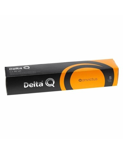 Capsules de café Delta Q Qonvictus, Intensité 9, Compatibles avec les machines Nespresso, Paquet de 10
