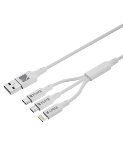 Kodak USB 2.0 Kabel Weiß/Mehrfarbig - Aufladen & Datentransfer
