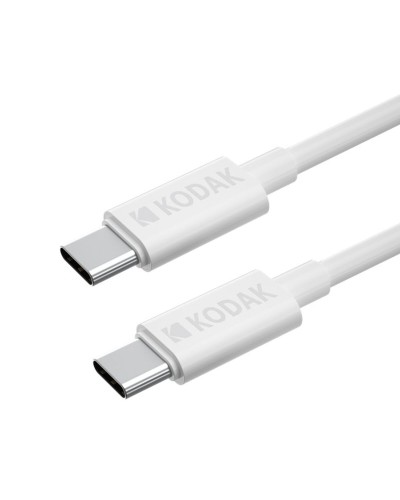 Kodak USB-C auf USB Kabel 1m - Weiß/Mehrfarbig - Laden und Datenübertragung
