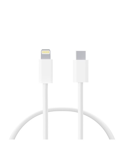 Kabel Lightning Contact Vit 1 m