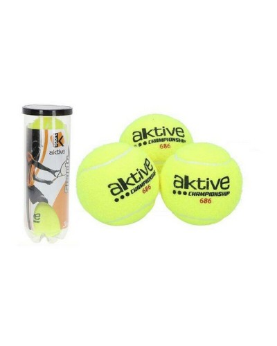 Colorbaby Tennisbälle - Set mit 3 robusten Bällen für Training & Spiel
