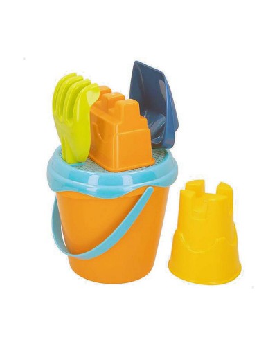 Colorbaby Set Playa 6 Piezas - Juegos de Playa Niños - Palas, Cubo, Moldes
