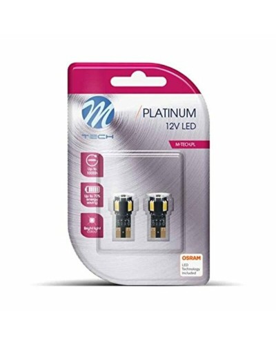 M-Tech Car Bulb W5W White 12V 2.2W - License Plate and Interior Light
