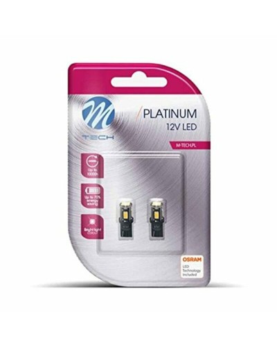 M-Tech LED Bulb W5W 240LM 12V Car - Bright White Light
