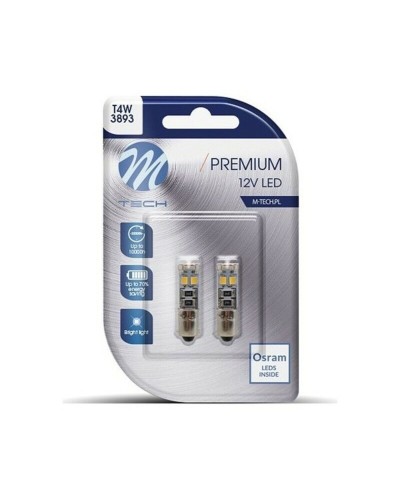 M-Tech T4W 12V LED Bulb Car, Bright White Light MT-LB315W
