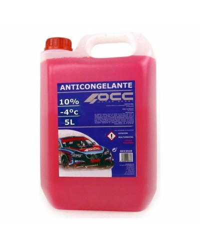 OCC Motorsport Anticongelante Rosa 10% - 5 Litros - Protección Radiador
