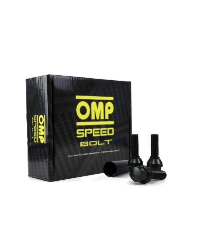 OMP Jeu d'écrous 27mm M14x1.50 - 20 Pièces - Boulons de Roue Auto
