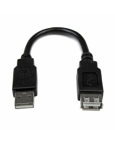 StarTech USB A Male to Female Cable - 15cm USB Extension Cord - Black
