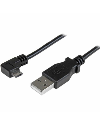 Startech Cable USB a Micro USB 1m Negro - Carga y Transferencia de Datos
