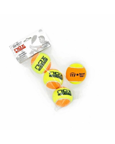 NOX Palline Tennis Spiaggia Pro Titanium YW - Ottima Durata & Performance
