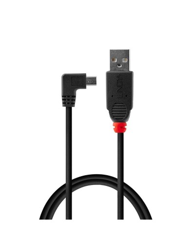 LINDY USB 2.0 A auf Mini USB B Kabel 50cm Schwarz - Datenübertragung und Aufladen
