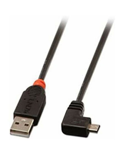 LINDY Câble USB 2.0 A - Micro USB B 50cm Noir - Charge & Données
