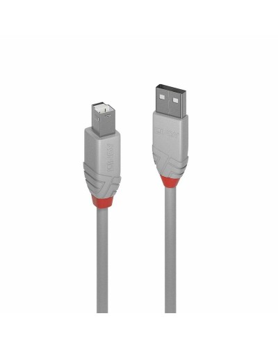LINDY Micro USB 2.0 Kabel - Lade- & Datenkabel - Schwarz/Grau
