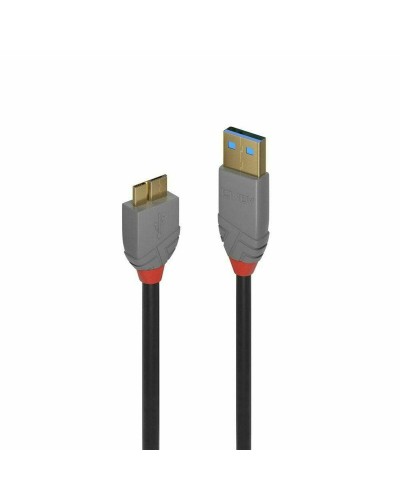 LINDY Cable USB a Micro USB 1m - Negro - Carga y Datos
