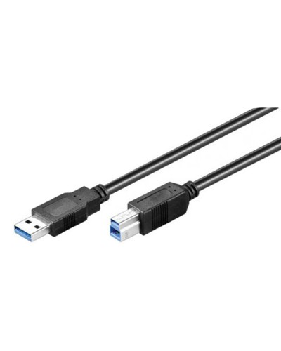 Cable USB A - USB B EDM Negro 1.8m - Impresora, Escáner, PC
