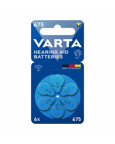 Varta Hearing Aid Batteries 675 PR44 - Pack of 6 Units
