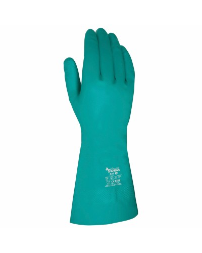 JUBA Green Nitrile Work Gloves - Durable and Protective
