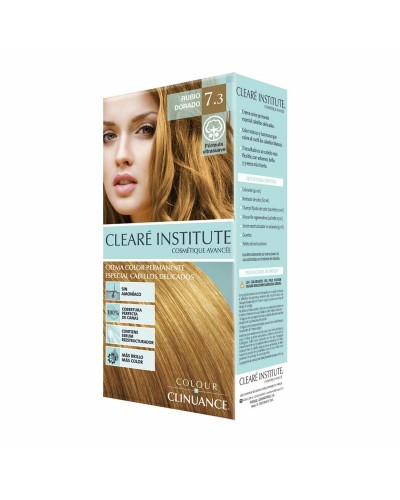 Permanent hårfäg - creme Clearé Institute Colour Clinuance Nº 7.3-rubio dorado