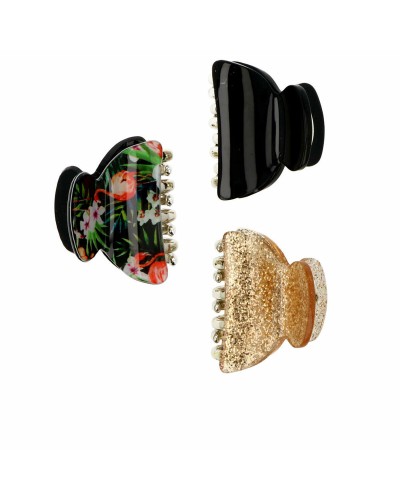 Inca Hair Clips: 3 Small Units - Styling Accessories
